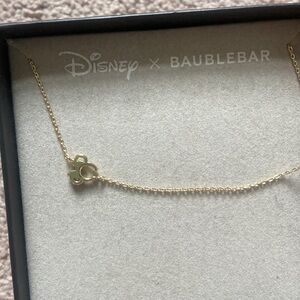 Disney Gold Bauble Bar Necklace Minnie Mouse